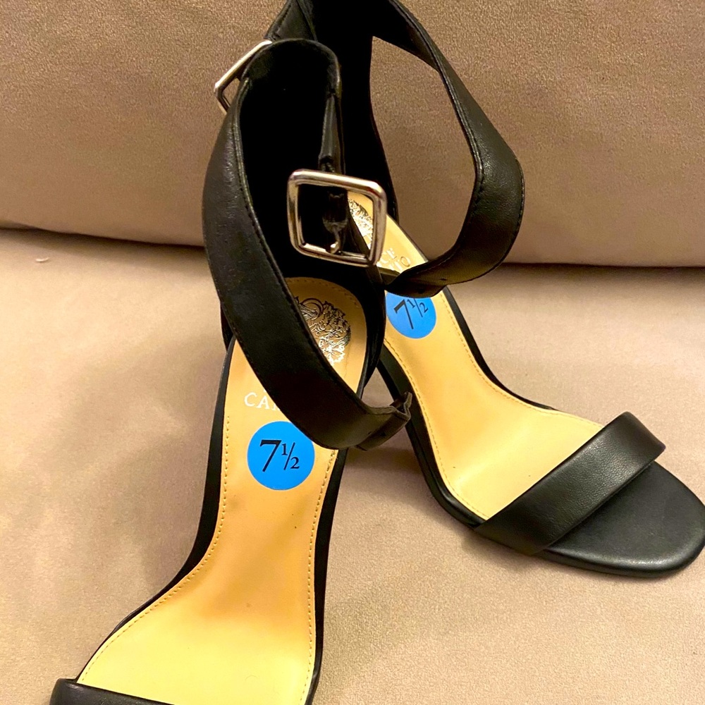 Vince Camuto Black Sandal Heel